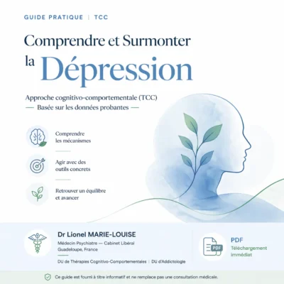 Couverture ebook dépression TCC Dr Lionel Marie-Louise