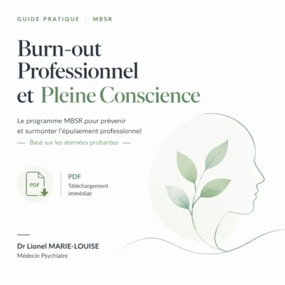 Burn-out professionnel et mindfulness – ebook pratique TCC et MBSR par psychiatre spécialisé