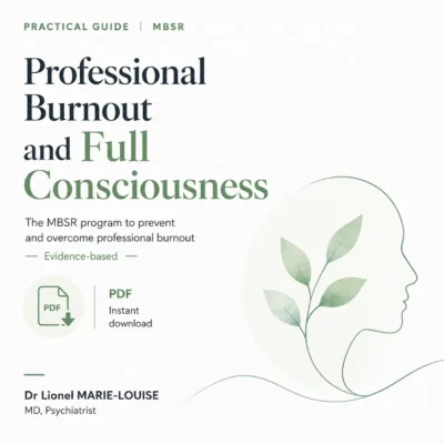 Cover ebook professional burnout and full consciousness